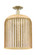 Arcadia One Light Semi-Flush Mount in Antique Brass (405|716-1C-AB-G559-12ME) Arcadia One Light Semi-Flush Mount in Antique Brass (405|716-1C-AB-G559-12ME)