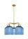 Ballston Five Light Chandelier in Brushed Brass (405|516-5CR-BB-G559-8BL)