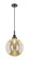 Caden One Light Pendant in Matte Black (405|447-1P-BK-G208-12)