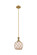 Ballston One Light Mini Pendant in Brushed Brass (405|415-1S-BB-G121-8RB)