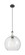 Ballston One Light Pendant in Matte Black (405|415-1PR-BK-G122-14)