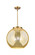 Essex Three Light Pendant in Brushed Brass (405|221-3S-BB-G128-16)