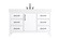 Nathan Bathroom Vanity in White (173|VF60654WH)