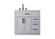 Alden Bathroom Vanity in Grey (173|VF29736GR)