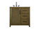 Alina Bathroom Vanity in Hazel Oak (173|VF29536HO)