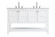 Theo Bathroom Vanity in white (173|VF16454DWH)