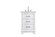 KNOX Bathroom Vanity in White (173|VF10224WH)