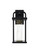 Uriah LED Outdoor Wall Sconce in Black and Clear (173|OD602W15BK)