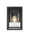 Morse One Light Outdoor Wall Sconce in Black (173|OD366W9BK)