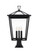 Oxford Three Light Outdoor Post Mount in Black (173|OD334P28BK)