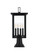 Sheridan Four Light Outdoor Post Mount in Black (173|OD324P21BK)