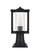 Dover One Light Outdoor Post Mount in Black (173|OD302P15BK)