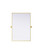 Amoura Mirror in Brass (173|MR6H2436BRA)
