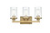 Thane Three Light Wall Sconce in Satin Gold and Clear (173|LD7316W18SG)