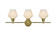 Gene Three Light Wall Sconce in Satin Gold (173|LD2317SG)