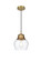 Kenna One Light Pendant in Satin Gold and Clear (173|LD2252SG)