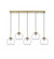 Baxter Five Light Pendant in Satin Gold and Clear (173|LD2228SG)