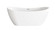 Bristol Bathtub in Glossy White (173|BT30467GW-BNK)