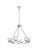 Cadence Six Light Chandelier in Chrome and Clear (173|5100D26C)