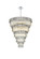 Willow 43 Light Chandelier in Chrome and Clear (173|3400GR59C)