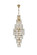 Adaline 26 Light Chandelier in Satin Gold and Clear (173|1050SR24SG)