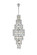Adaline 26 Light Chandelier in Chrome and Clear (173|1050SR24C)