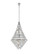 Adaline 38 Light Chandelier in Chrome and Clear (173|1050G36C)