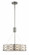 Drake Three Light Chandelier in Brushed Nickel (387|ICH173B03BN18)