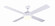Foley 48'' Ceiling Fan in White (387|CF48FOL4WH)