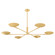 Johnson LED Chandelier in Aged Brass (70|1506-AGB)