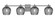 Franklin Four Light Bath Bar in Graphite (200|1214-GP-4602)