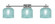 Franklin Three Light Bath Bar in Graphite (200|1213-GP-4615)
