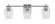 Franklin Three Light Bath Bar in Graphite (200|1213-GP-210)