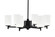 Franklin Six Light Chandelier in Matte Black (200|1206-MB-531)