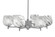 Franklin Six Light Chandelier in Graphite (200|1206-GP-4819)