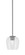 Franklin One Light Mini Pendant in Graphite (200|1201-GP-4810)