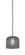 Franklin One Light Mini Pendant in Graphite (200|1201-GP-4612)