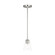Miles One Light Mini-Pendant in Brushed Nickel (1|GLP1041BS)