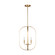 Loretto Four Light Chandelier in Satin Brass (1|GLC1304SB)
