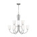 Miles Nine Light Chandelier in Brushed Nickel (1|GLC1139BS)