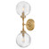 Helene LED Wall Sconce in Lacquered Brass (13|57412LCB)