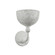 Paget One Light Wall Sconce in Weathered White (67|B1610-WTW)