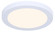 Led Round One Light Flush Mount in White (387|SMD712WH)