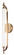 Keaton LED Wall Sconce in Gold (387|LWL319A25GD)
