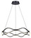 Castra LED Chandelier in Black (387|LCH280A24BK)
