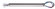 Downrod in Brushed Nickel (387|DR12BN-1OD)