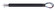 Downrod in Black (387|DR12BK-1OD)