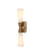 Burrows Two Light Wall Sconce in Opaque White/Antique Brass (142|5800-0065)
