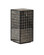 Mosaico Pedestal in Ebony / Antique Mirror (142|3000-0329)