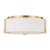 Bergen Two Light Flush Mount in Burnished Brass (454|TFF1002BBS)